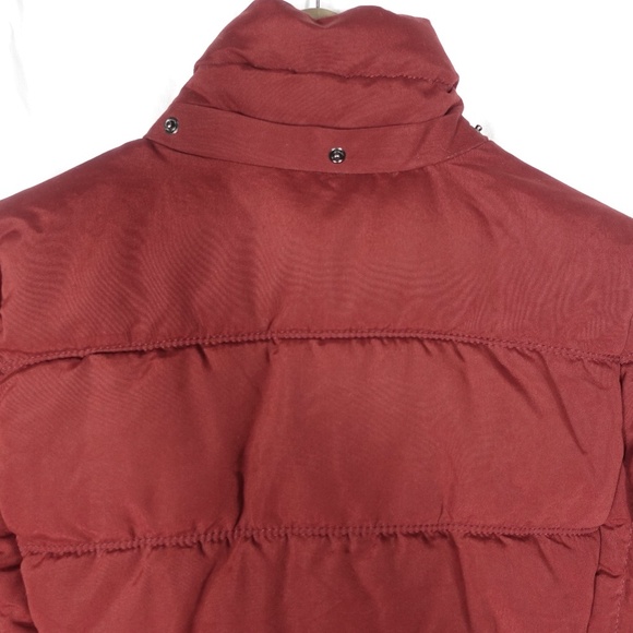 Old Navy Maroon Berry Puffer Jacket | Women’s Small Warm Lightweight Coat - Picture 7 of 9